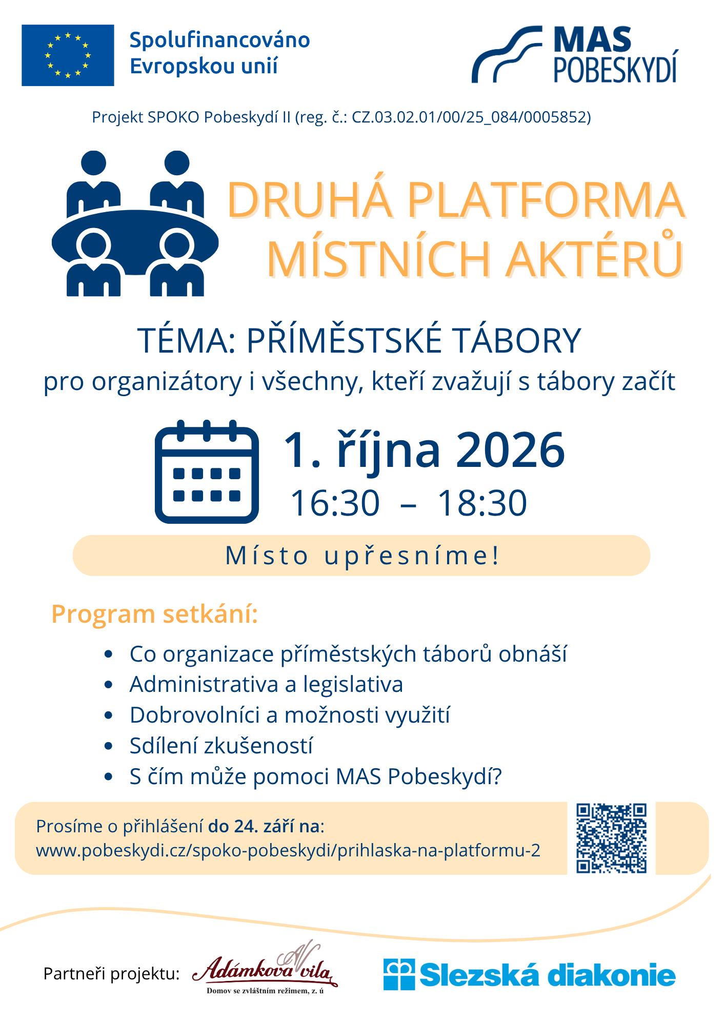 Pozvánka na platformu Pobeskydí